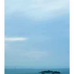 sea seaview bluesky bluehour